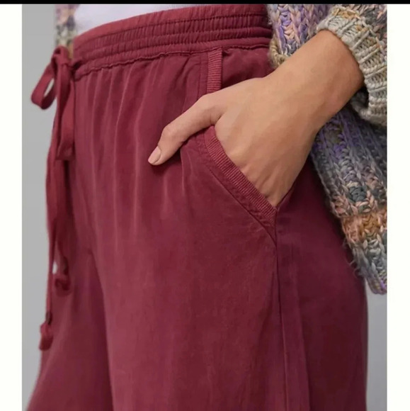 ANTHROPOLOGIE Eudora Cropped Wide Leg Pants.Size M - Picture 5 of 8